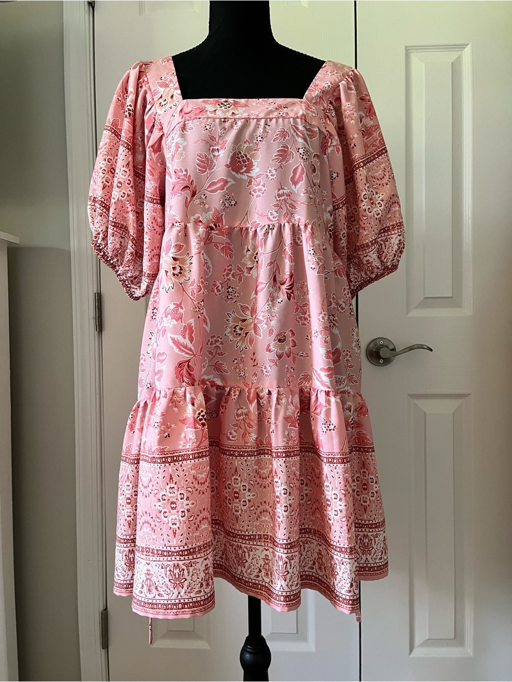 Band of the Free Pink Floral Mini Dress Size Medium